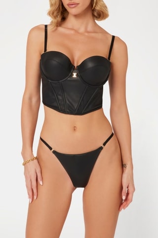 Corset ampliforme Tania - Noir