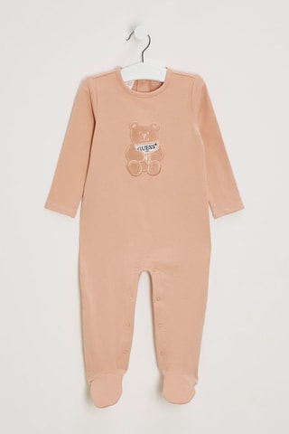 Grenouillère en coton biologique - Rose