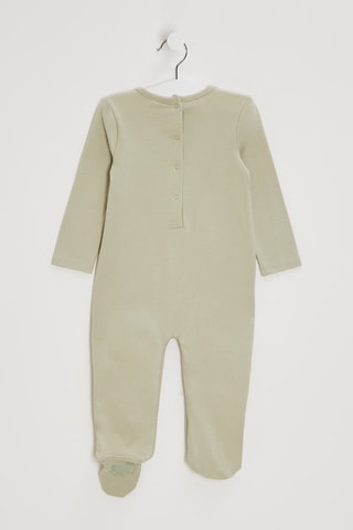 Grenouillère en coton biologique - Gris foncé