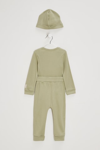 Ensembles 3 pièces en coton biologique - Vert olive