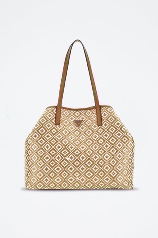 Cabas - Blanc et marron