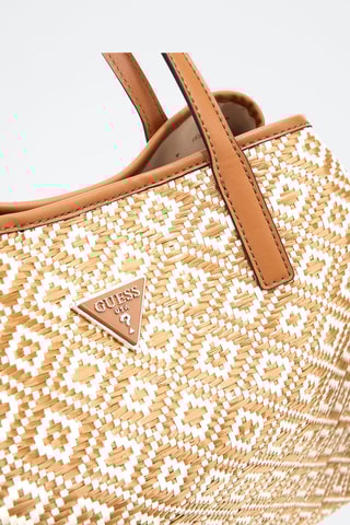 Cabas - Blanc et marron