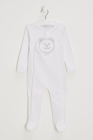 Grenouillère en coton biologique - Blanc