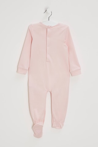 Grenouillère en coton biologique - Rose