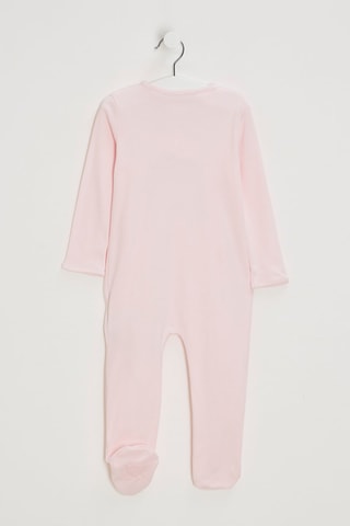 Grenouillère en coton biologique - Rose