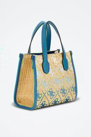 Cabas Silvana - Bleu canard