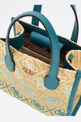 Cabas Silvana - Bleu canard