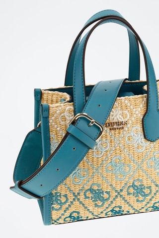 Cabas Silvana - Bleu canard