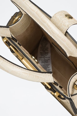 Sac à main en cuir - Beige