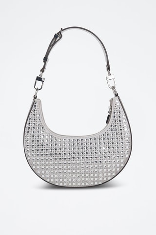 Mala de ombro Lua - Prateado