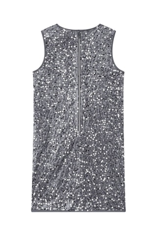 Robe en velours - Gris