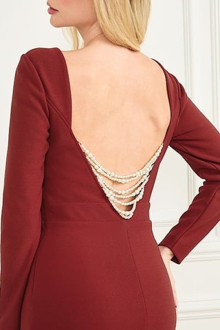 Robe droite Celia - Rouge
