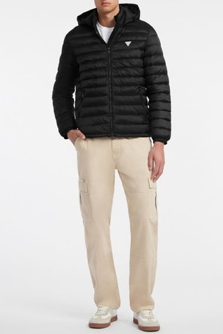 Doudoune à capuche - Noir