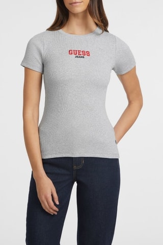 T-shirt - Gris et rouge