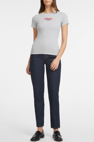 T-shirt - Gris et rouge