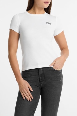 T-shirt slim - Blanc