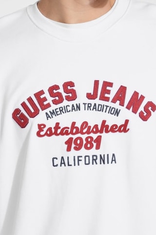 Sweat Vintage - Blanc et bordeaux