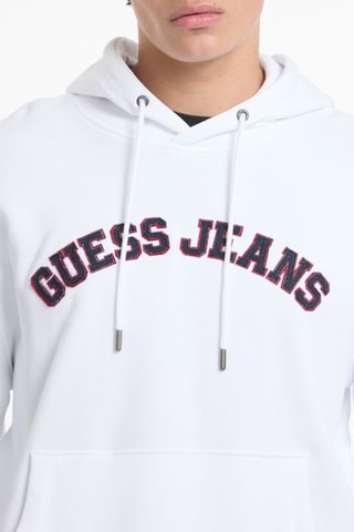 Sweat à capuche Collegiate - Blanc