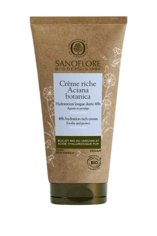 Crème visage et contour yeux vegane bio Crème riche Aciana Botanica - Peaux normales à sèches - 50 ml