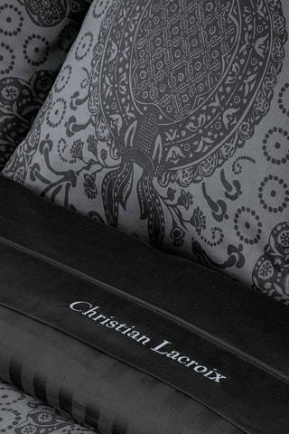 Federa cuscino alla francese in raso di cotone 80 fili/cm² Arles - Grigio