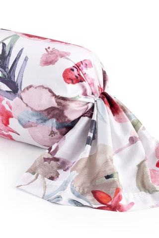 Federa cuscino alla francese double face in raso di cotone 80 fili/cm² Exotique - Corallo