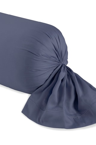 Federa cuscino alla francese in raso di cotone 80 fili/cm² Uni 1 Baratta - Blu notte