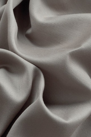 Federa cuscino alla francese in raso di cotone 80 fili/cm² Uni 1 Baratta - Taupe