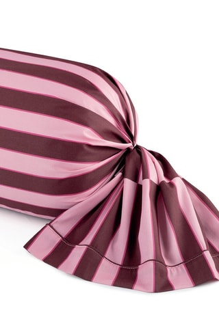 Federa cuscino alla francese in raso di cotone 80 fili/cm² - Rosa