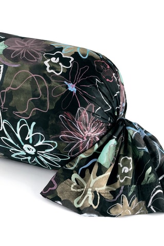 Federa cuscino alla francese in raso di cotone 80 fili/cm² - Nero