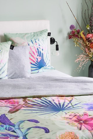 Lenzuolo sotto in raso di cotone - Verde