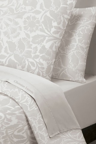 Lenzuolo sotto in raso di cotone 80 fili/cm² Uni - Beige