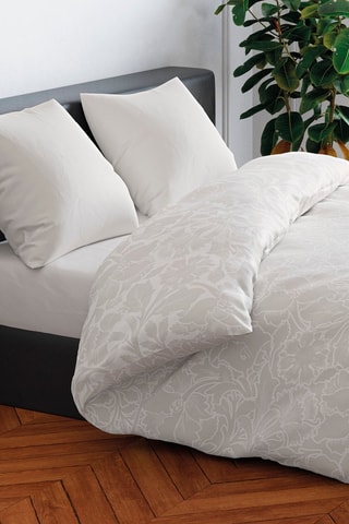 Lenzuolo sotto in raso di cotone 80 fili/cm² Uni - Beige