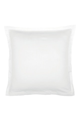 2 federe in raso di cotone 80 fili/cm² Uni 1 Baratta - Bianco