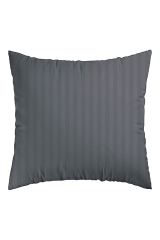 2 federe in raso di cotone 80 fili/cm² Dobby - Grigio scuro