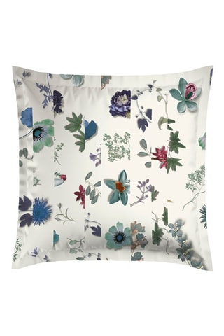 Federa in raso di cotone 80 fili/cm² Semis - Giallo