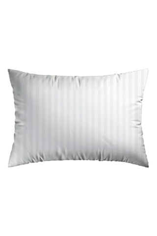 2 federe in raso di cotone 80 fili/cm² Dobby - Bianco