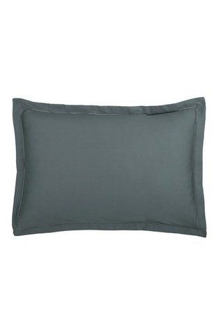 2 federe in raso di cotone 80 fili/cm² Uni 1 Baratta - Grigio scuro