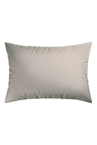 2 federe in raso di cotone 80 fili/cm² Dobby - Taupe