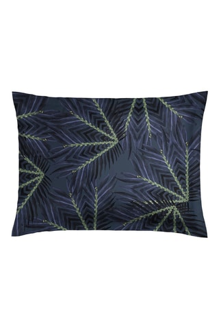 Federa in raso di cotone 80 fili/cm² Hirondelles - Navy