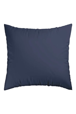 2 federe in raso di cotone 80 fili/cm² Dobby - Blu scuro