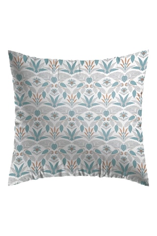 Federa in raso di cotone 80 fili/cm² Zanzibar - Bianco