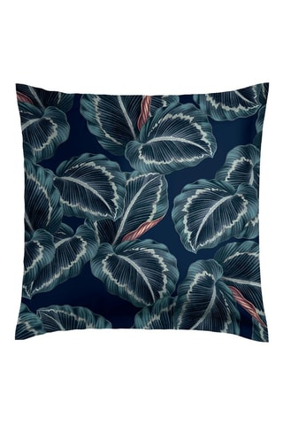 2 federe in raso di cotone 80 fili/cm² - Blu scuro