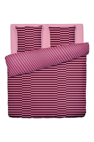 Parure copripiumino in raso di cotone 80 fili/cm² - Rosa