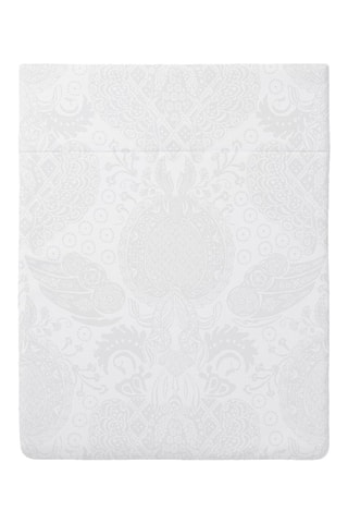 Lenzuolo sopra in raso di cotone 80 fili/cm² Arles - Bianco