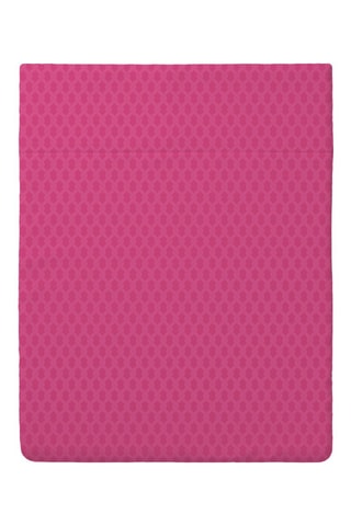 Lenzuolo sopra in raso di cotone 80 fili/cm² Garden Micro - Fucsia