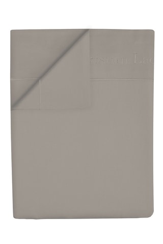 Lenzuolo sopra in raso di cotone 80 fili/cm² Uni 1 baratta - Taupe