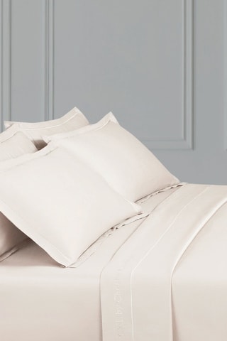 Lenzuolo sopra in raso di cotone 80 fili/cm² Uni 1 baratta - Taupe