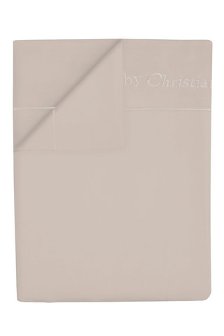 Lenzuolo sopra in raso di cotone 80 fili/cm² Uni 1 baratta - Taupe