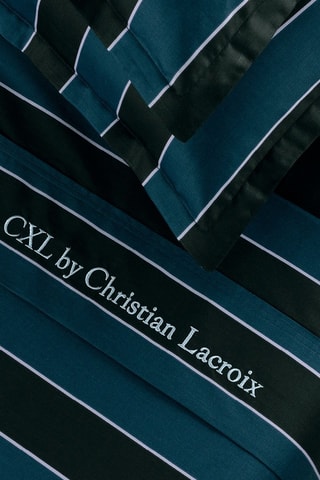 Parure lenzuola in raso di cotone 80 fili/cm² - Blu scuro