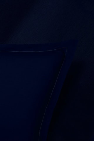 Parure lenzuola in raso di cotone 80 fili/cm² Uni 1 baratta - Blu elettrico